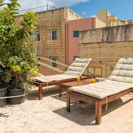 Privatunterkunft Medieval Knights House Gf App With Sea View At The Marina Senglea